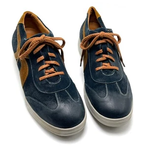 Zapatos con cordones de cuero Gravity Defyer para hombre talla 15 azul y bronceado gamuza cuero - Imagen 1 de 12