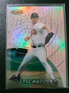 Greg Maddux 1997 Topps Bowman's Best Refractor #40 Atlanta Braves HOF Rare - Picture 1 of 2