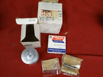Kit de pistón Yamaha, NOS 1er sistema operativo, 1980 YZ80 YZ80G, 3R1-11630-12-00 Foto 1 de 2