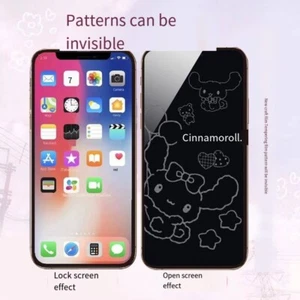For IPhone 15 14 13 12 11 XS Anti-peeping Shadow Tempered Screen Film Protector - Picture 1 of 24
