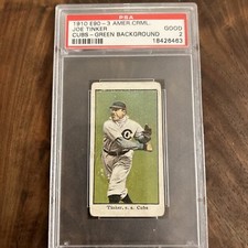 1910 E90-3 American Caramel Joe Tinker SHARP - PSA 2 looks way nice
