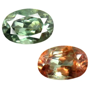 0.38 ct Tremendous Oval Shape (5 x 4 mm) Un-Heated Color Change Alexandrite - Picture 1 of 3