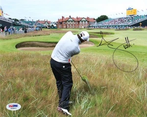 ADAM SCOTT SIGNED HANDSIGNIERT 8x10 FOTO THE MASTERS CHAMPION PSA/DNA - Bild 1 von 2