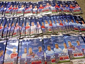 100 SEALED PACKS TOPPS 2015/16 (RARE) MATCH ATTTAX TRADING CARD GAME (G) - Picture 1 of 8