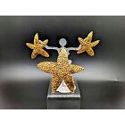 Yves Saint Laurent Starfish Jewelry Set Ysl Starfish Pendant Brooch Clip On