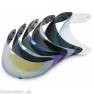 HJC HJ-20M visor CLEAR , BLACK , CHROME OR GOLD IS-17 FG-17 - Picture 1 of 4