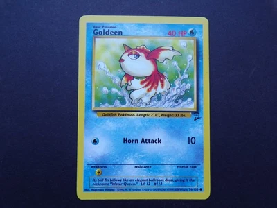 Pokémon-TCG-Goldeen-76/130-Base Set 2-Common - Image 1 of 2