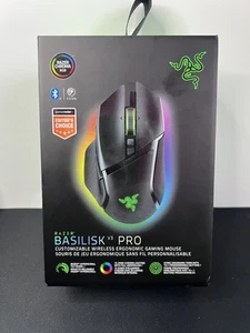 RAZER BASILISK V3 PRO Wireless Ergonomic Gaming Mouse Chroma Lighting NEW SEALED - Afbeelding 1 van 2