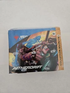 Collector Booster Box Aetherdrift DFT MTG New Sealed English New - Picture 1 of 6