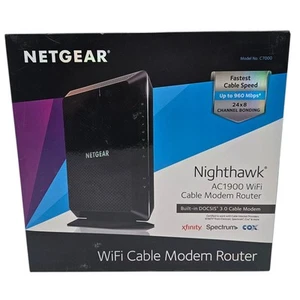 NETGEAR Nighthawk C7000v2 AC1900 Kabel WLAN Modem Router Świetny stan Przetestowany - Zdjęcie 1 z 18