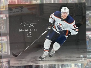 FOTO 11X14 FIRMADA POR LEÓN DRAISAITL/129 CON INSCRIPCIONES FANÁTICOS CERTIFICADOS DE AUTENTICIDAD ENGRASADORES - Imagen 1 de 2