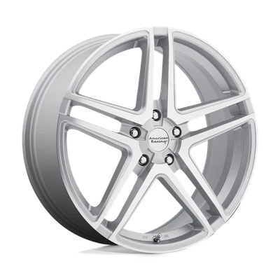Rueda frontal mecanizada plata brillante American Racing AR907 18x8 5x4,5 (40 mm) Foto 1 de 4