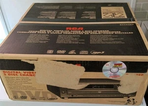 Cambiador de 5 discos RCA Digital Video/CD Audio RC5910 caja abierta sonido envolvente control remoto - Imagen 1 de 11