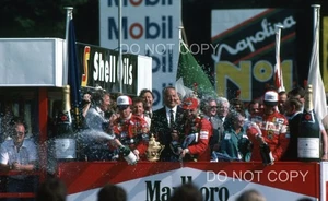 DIDIER PIRONI NIKI LAUDA P TAMBAY PODIO 35MM DIAPOSITIVA FOTOGRAFIA 1982 GP britannico - Foto 1 di 3