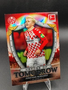 Topps Chrome Heroes of Tomorrow Jonathan Burkardt 1. FSV Mainz 05 #HT-JB - Imagen 1 de 2