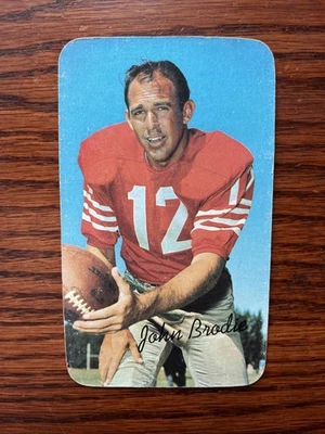1970 年 Topps Super #18 John Brodie - 49'ers — 第 1/2 张图片