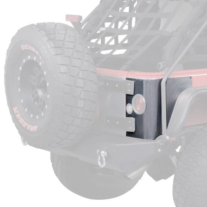 For Jeep Wrangler 2007-2017 Warrior 5000 Heavy Duty Aluminum Rear Corners Foto 1 de 1