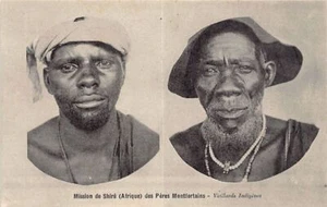 Malawi - Native old men - Publ. Company of Mary - Mission du Shiré des Pères Mon - Picture 1 of 2