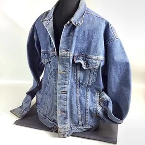 Vintage Levis Denim Truckerjacke Herren L 7057-4890 blau Jeans Distressed - Bild 1 von 12