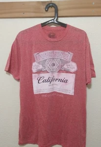 BREW CITY Red California Eureka Golden State BUDWEISER-Style T SHIRT TEE HERREN L - Bild 1 von 4