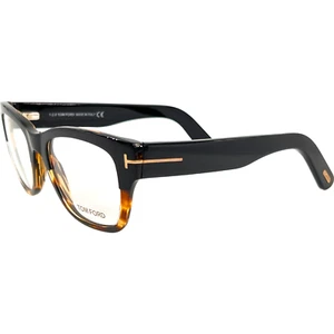 Tom Ford FT5379 Mens Plastic Eyeglass Frame 005 Black 51-20 Spring Hinges Italy - Picture 1 of 6