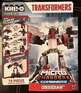Transformer KRE-O Lego Micro Changer Combiner Decepticon OBSIDIAN Kreo Firewing - Picture 1 of 2