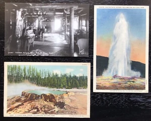 West Yellowstone Montana Hotel Madison Real Photo Y1167 Lobby VTG Postcards - Picture 1 of 2