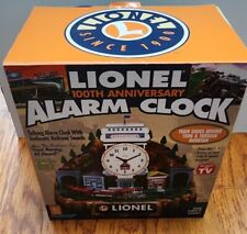 LIONEL 100th ANNIVERSARY TRAIN ALARM CLOCK Talking/Sounds Works Train Not Moving