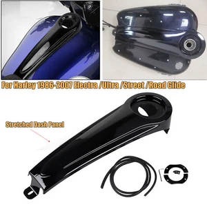 For Harley Electra Glide FLHTC FLHTCU 5Gallon Stretched Dash Panel Touring 86-07 - Foto 1 di 12