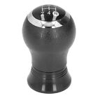 5 Speed Gear Shift Knob ABS Antiaging Black Good Adhesion Shifter Head For Ya *?