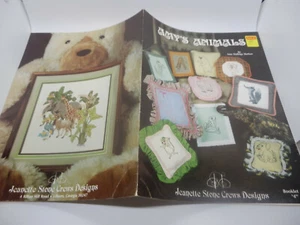 Jeanette Crews AMY'S ANIMALS 11 Counted Cross Stitch Pattern JUNGLE NEW - Picture 1 of 2