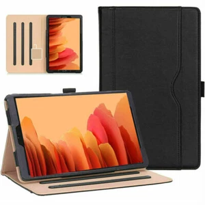 Samsung Galaxy Tab A7 T500/T505 2020 10,4 cuero genuino soporte bronceado - Imagen 1 de 8