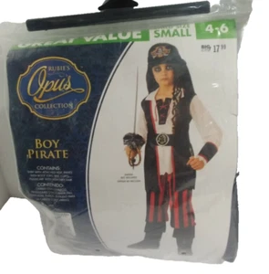 Pirate Costume, Small Size 4 to 6 - Picture 1 of 1