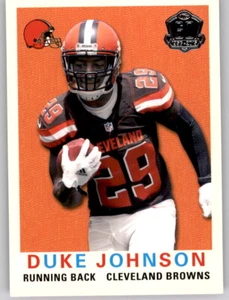 2015 Topps 60th Anniversary Shield Retro Duke Johnson PWE Insert NFL Browns - Picture 1 of 2