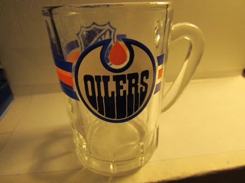 Edmonton Oilers- NHL - Mini Mug Shotglass 2oz. w/ handle- new Cover