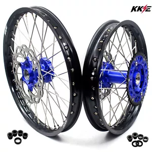 KKE 21/19'' Wheels Rims Fit KTM EXC SXF SX XC XCF MXC 125-380CC 2000-2002 Blue - Bild 1 von 12