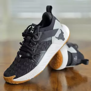 Under Armour Project Rock 6 Gym Cross-Training Black Gum Women's 8.5 3026534-001 - Picture 1 of 15