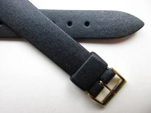RK no. 7015 Diver Swiss Made 15 MM 1960's black rubber watch band - YS - Picture 1 of 6