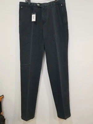 Pantalones chinos negros Cesare Attolini talla 32 nuevos con etiquetas. Foto 1 de 4