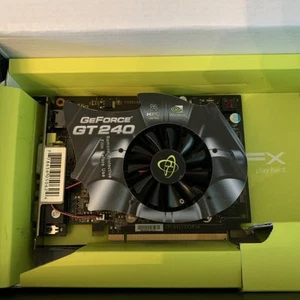 XFX GeForce Gt 240 with 512MB, gt-240x-ya Video Card - Picture 1 of 11