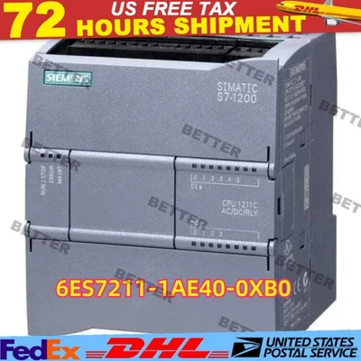 Novo Siemens 6ES7 211-1AE40-0XB0 SIMATIC S7-1200 CPU 1211C 6ES7211-1AE40-0XB0 - Imagem 1 de 4