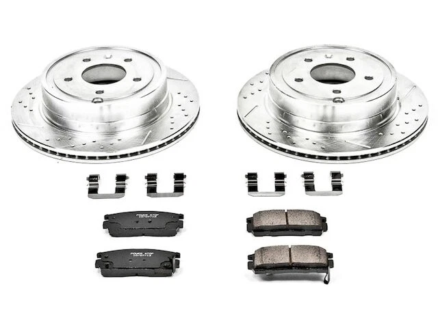 Kit de pastillas de freno trasero y rotor Power Stop 66VCCT11 para Saturn Vue 2008 2009 2010 Foto 1 de 1