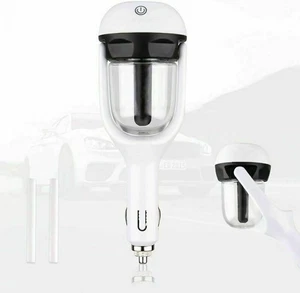 Car Essential Oil Diffuser – Mini Ultrasonic Air Humidifier Aroma Mist Purifier - Picture 1 of 14