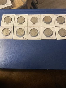 10-1923 Buffalo Nickels. $10 - Picture 1 of 5