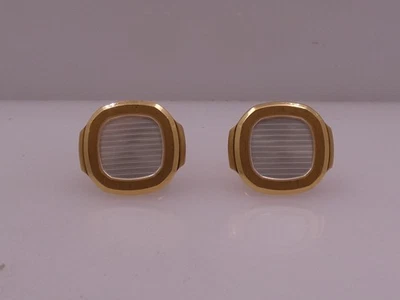 GEMELOS PATEK PHILIPPE NAUTILUS ORO MACIZO 18KT Y MADREPERLA 205.9057J3 Foto 1 de 4