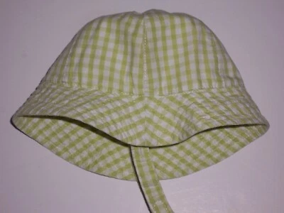 Baby Gap meninos vintage "chapéu xadrez verde" 0-3 mth...EUC - Imagem 1 de 2