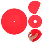 Red Vinyl Record Mat Protective Accessories Disc