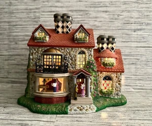PartyLite P7322 The Bristol House Olde World Village 3 Tealight House Collection - Imagen 1 de 17