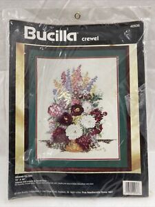 Bucilla Crewel Kit 40936 Grand Glory Based On Artwork By Glynda Turley