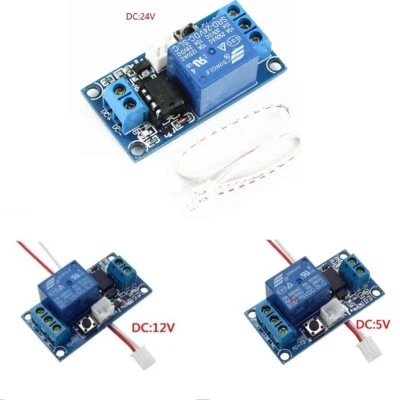 DC 5V/12V/24V 1 Channel Latching Relay Module With Touch Bistable Switch MCU New - Image 1 of 4